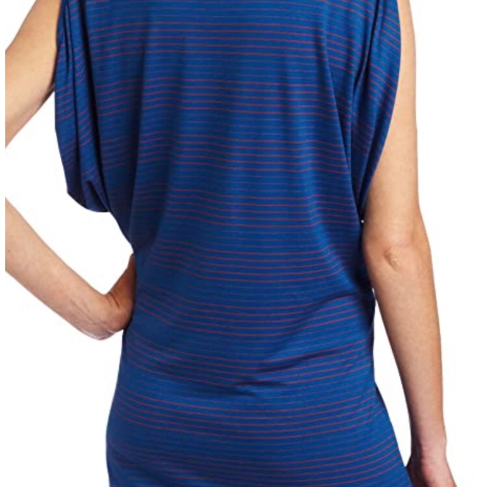 Michael Stars Blue Striped Mini Dress - Picture 3 of 9